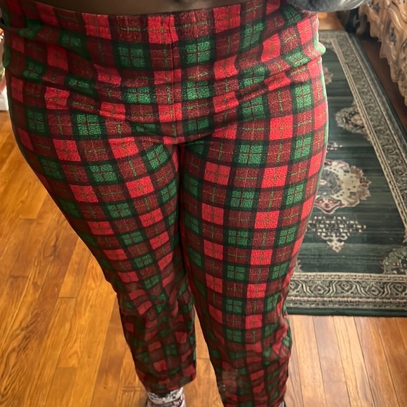 Plaid pajama pants